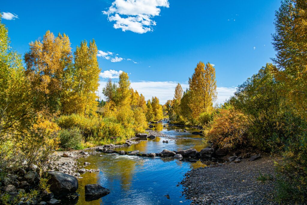 Steamboat Springs in Colorado, USA