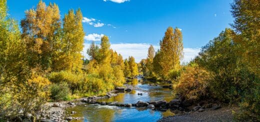 Steamboat Springs in Colorado, USA